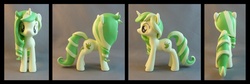 Size: 1192x400 | Tagged: safe, artist:krowzivitch, oc, oc only, oc:chardonnay, pony, customized toy, irl, photo, sculpture