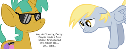 Size: 1270x491 | Tagged: safe, derpy hooves, snails, pegasus, pony, g4, derpygate, female, mare