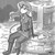 Size: 850x850 | Tagged: safe, artist:johnjoseco, princess luna, human, g4, clothes, female, grayscale, humanized, mask, military uniform, monochrome, rose, sitting, solo, uniform, warrior luna