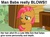 Size: 639x469 | Tagged: safe, edit, edited screencap, screencap, babs seed, g4, my little pony: friendship is magic, one bad apple, abuse, babsbuse, bait and switch, caption, grammar error, hair blowing, paraprosdokian, text