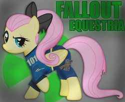 Size: 987x810 | Tagged: safe, artist:we3zle, fluttershy, g4, crossover, fallout, scar