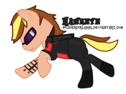 Size: 600x446 | Tagged: safe, artist:soldiergirl1995, earth pony, pony, clothes, crossover, glasses, hawkeye, male, ponified, simple background, solo, stallion, sunglasses, the avengers, transparent background