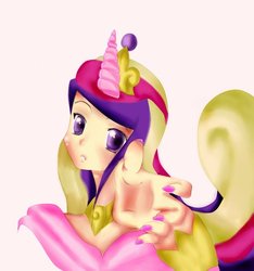 Size: 865x923 | Tagged: safe, artist:matsudairatouko, princess cadance, human, g4, female, humanized, solo