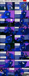 Size: 1282x3304 | Tagged: safe, princess luna, comic:celestia's servant interview, g4, caption, comic, interview