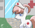 Size: 1280x1024 | Tagged: safe, artist:mister-markers, nurse redheart, earth pony, pony, g4, cap, colored pupils, eye clipping through hair, female, hat, heartabetes, hospital, looking at you, looking back, mare, signature, solo