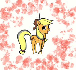 Size: 600x551 | Tagged: artist needed, safe, applejack, earth pony, pony, g4, female, solo