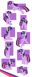 Size: 1062x2500 | Tagged: safe, artist:ctb-36, twilight sparkle, pony, unicorn, g4, female, filly, filly twilight sparkle, floppy ears, glowing horn, horn, mare, raised hoof, unicorn twilight, younger