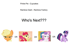 Size: 3744x2400 | Tagged: safe, apple bloom, applejack, sweetie belle, twilight sparkle, fanfic:cupcakes, fanfic:rainbow factory, g4