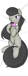 Size: 1500x4000 | Tagged: safe, artist:theparagon, octavia melody, earth pony, pony, g4, body pillow, body pillow design, female, looking at you, on back, one eye closed, solo, wink