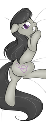 Size: 1500x4000 | Tagged: safe, artist:theparagon, octavia melody, earth pony, pony, g4, body pillow, body pillow design, butt, female, looking at you, plot, solo