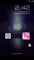 Size: 720x1280 | Tagged: safe, applejack, pinkie pie, twilight sparkle, android, g4, #33b5e5, text