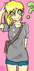 Size: 192x400 | Tagged: safe, artist:cleppyclep, derpy hooves, human, g4, humanized