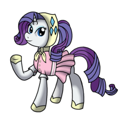 Size: 1421x1299 | Tagged: safe, artist:novaspark, rarity, pony, unicorn, g4, camping outfit, clothes, dress, female, mare, simple background, solo, transparent background