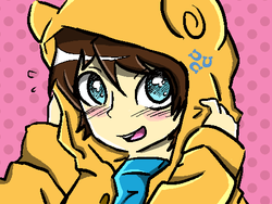 Size: 480x360 | Tagged: safe, artist:cleppyclep, caramel, human, g4, clothes, hoodie, humanized