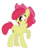 Size: 421x551 | Tagged: safe, artist:xrainbowbrony, apple bloom, g4, hat, older