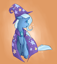 Size: 751x849 | Tagged: safe, artist:sirkackingtonsketch, trixie, pony, unicorn, g4, female, mare, sitting, solo, starry eyes, unshorn fetlocks, wingding eyes