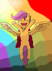 Size: 762x1047 | Tagged: safe, artist:kawent, scootaloo, g4, element of harmony, element of loyalty