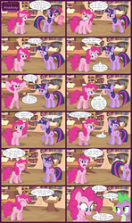 Size: 1920x3240 | Tagged: safe, artist:adcoon, pinkie pie, spike, twilight sparkle, g4, comic, show accurate