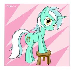 Size: 3800x3600 | Tagged: safe, artist:mcsadat, lyra heartstrings, pony, g4, chair