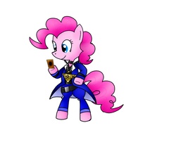 Size: 2600x2100 | Tagged: safe, artist:spice5400, pinkie pie, g4, crossover, parody, solo, yu-gi-oh!