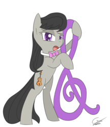 Size: 1408x1628 | Tagged: safe, artist:bloodwolvenl, octavia melody, earth pony, pony, g4, female, mare, simple background, solo, swapped cutie marks, transparent background
