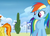 Size: 474x344 | Tagged: safe, screencap, rainbow dash, spitfire, pony, g4, wonderbolts academy, butt, female, mare, plot