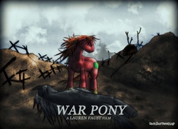 Size: 3248x2352 | Tagged: safe, artist:sixpathsoffriendship, big macintosh, earth pony, pony, g4, crying, male, solo, stallion, war