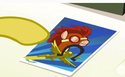 Size: 592x368 | Tagged: safe, screencap, soarin', spitfire, g4, wonderbolts academy, desk, spitfire's office