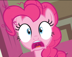 Size: 901x719 | Tagged: safe, screencap, pinkie pie, g4, wonderbolts academy, reaction image, shocked, wide eyes