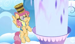 Size: 590x346 | Tagged: safe, screencap, dizzy twister, orange swirl, g4, wonderbolts academy, wonderbolt trainee uniform