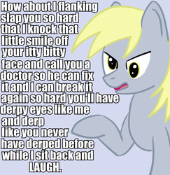 Size: 583x600 | Tagged: safe, derpy hooves, pegasus, pony, g4, female, image macro, mare, reaction image, wall of text