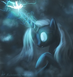 Size: 500x526 | Tagged: safe, artist:grissaecrim, pony, 30 minute art challenge, electricity, ponified, solo