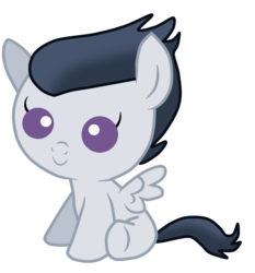 Size: 1272x1363 | Tagged: safe, artist:kanske-2099, rumble, pony, g4, baby, baby pony, foal, male, simple background, solo, transparent background, vector