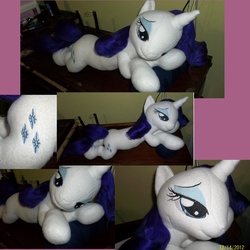 Size: 1500x1500 | Tagged: safe, artist:tres-apples, rarity, pony, g4, irl, photo, plushie, solo