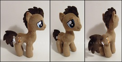 Size: 1154x591 | Tagged: safe, artist:serenity-sama, doctor whooves, time turner, earth pony, pony, g4, irl, photo, plushie, solo