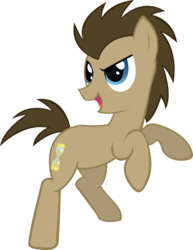 Size: 1610x2088 | Tagged: safe, artist:frostfire14, doctor whooves, time turner, earth pony, pony, g4, male, simple background, solo, transparent background, vector