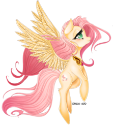 Size: 4708x5311 | Tagged: safe, artist:g-malcott, fluttershy, pegasus, pony, g4, absurd resolution, element of kindness, female, simple background, solo, transparent background