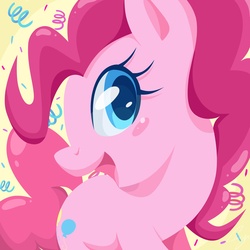 Size: 3000x3000 | Tagged: safe, artist:steffy-beff, pinkie pie, earth pony, pony, g4, female, solo