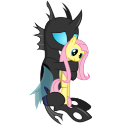 Size: 3000x3000 | Tagged: safe, artist:xyotic, fluttershy, changeling, g4, plushie