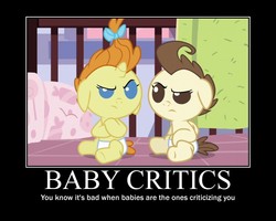 Size: 750x600 | Tagged: safe, artist:crossoverprincess, edit, edited screencap, screencap, pound cake, pumpkin cake, a friend in deed, g4, my little pony: friendship is magic, season 2, cake twins, motivational poster, siblings, twins