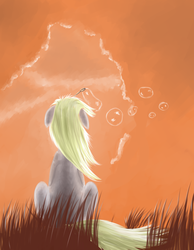 Size: 700x900 | Tagged: safe, artist:hiponov, derpy hooves, pegasus, pony, g4, female, mare, wand