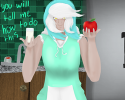 Size: 1280x1024 | Tagged: safe, artist:xrainbow-chocobox, lyra heartstrings, human, ask human lyra, g4, ask, humanized, solo, tumblr