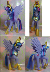 Size: 900x1275 | Tagged: safe, artist:sanadaookami, artist:sanadaookmai, twilight sparkle, alicorn, pony, g4, brushable, customized toy, irl, photo, solo, toy, twilight sparkle (alicorn)