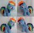 Size: 898x889 | Tagged: safe, artist:agatrix, rainbow dash, pony, g4, female, filly, filly rainbow dash, irl, photo, plushie, solo