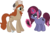 Size: 548x365 | Tagged: safe, artist:tenaflyviper, earth pony, pony, unicorn, crossover, duo, duo male and female, female, gravity falls, horn, magic, male, simple background, tambry, telekinesis, transparent background, wendy corduroy