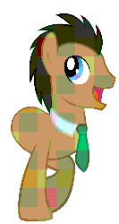 Size: 540x1010 | Tagged: safe, doctor whooves, time turner, earth pony, pony, two legged creature, g4, animated, bipedal, dumb running ponies, necktie, wat