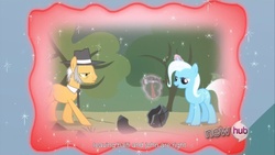 Size: 1920x1080 | Tagged: safe, screencap, igneous rock pie, trixie, g4, magic duel, haiti, youcap dump, youtube caption