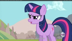 Size: 1920x1080 | Tagged: safe, screencap, twilight sparkle, g4, magic duel, youcap dump, youtube caption