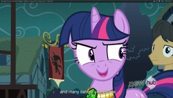 Size: 1920x1080 | Tagged: safe, screencap, twilight sparkle, g4, magic duel, youcap dump, youtube caption