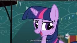 Size: 1920x1080 | Tagged: safe, screencap, twilight sparkle, g4, magic duel, youcap dump, youtube caption